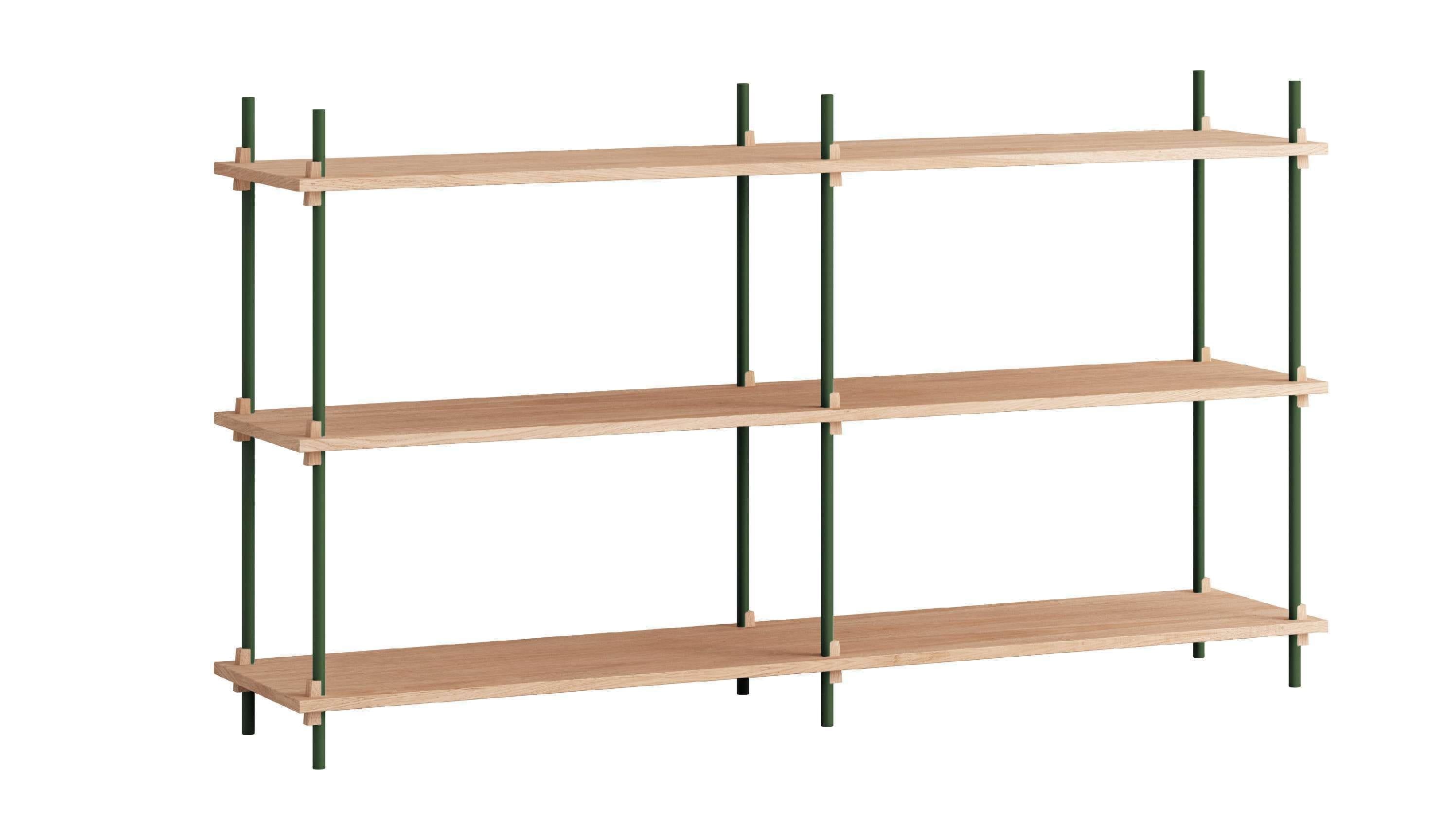 [product_category]-Moebe Shelving System S.85.2.B, Oak/Pine Green-Moebe-5713520012747-S.85.2.B.OA.PG-MOE-1