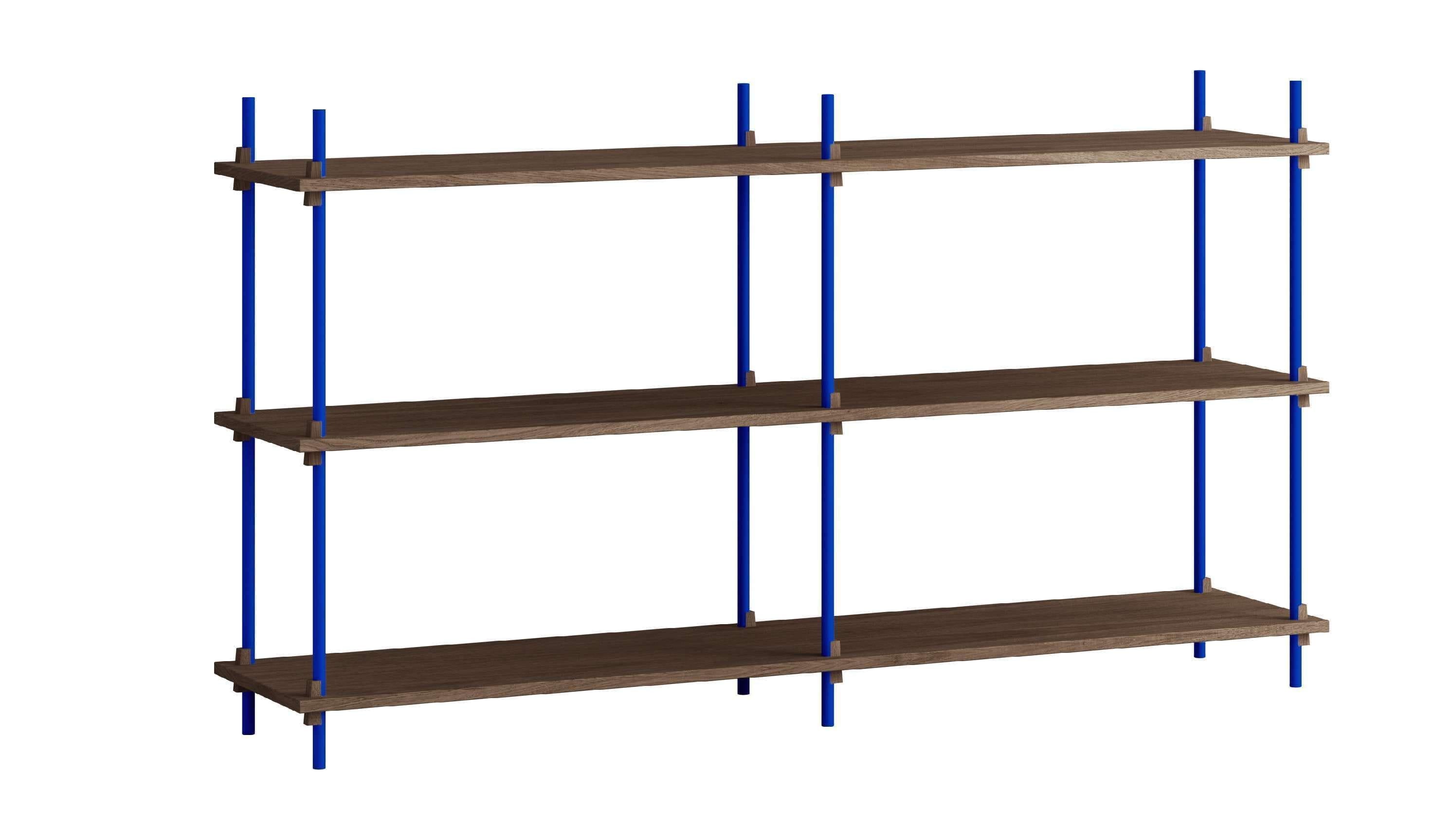 [product_category]-Moebe Shelving System S.85.2.B, Smoked Oak/Deep Blue-Moebe-5713520015083-S.85.2.B.SO.DB-MOE-1
