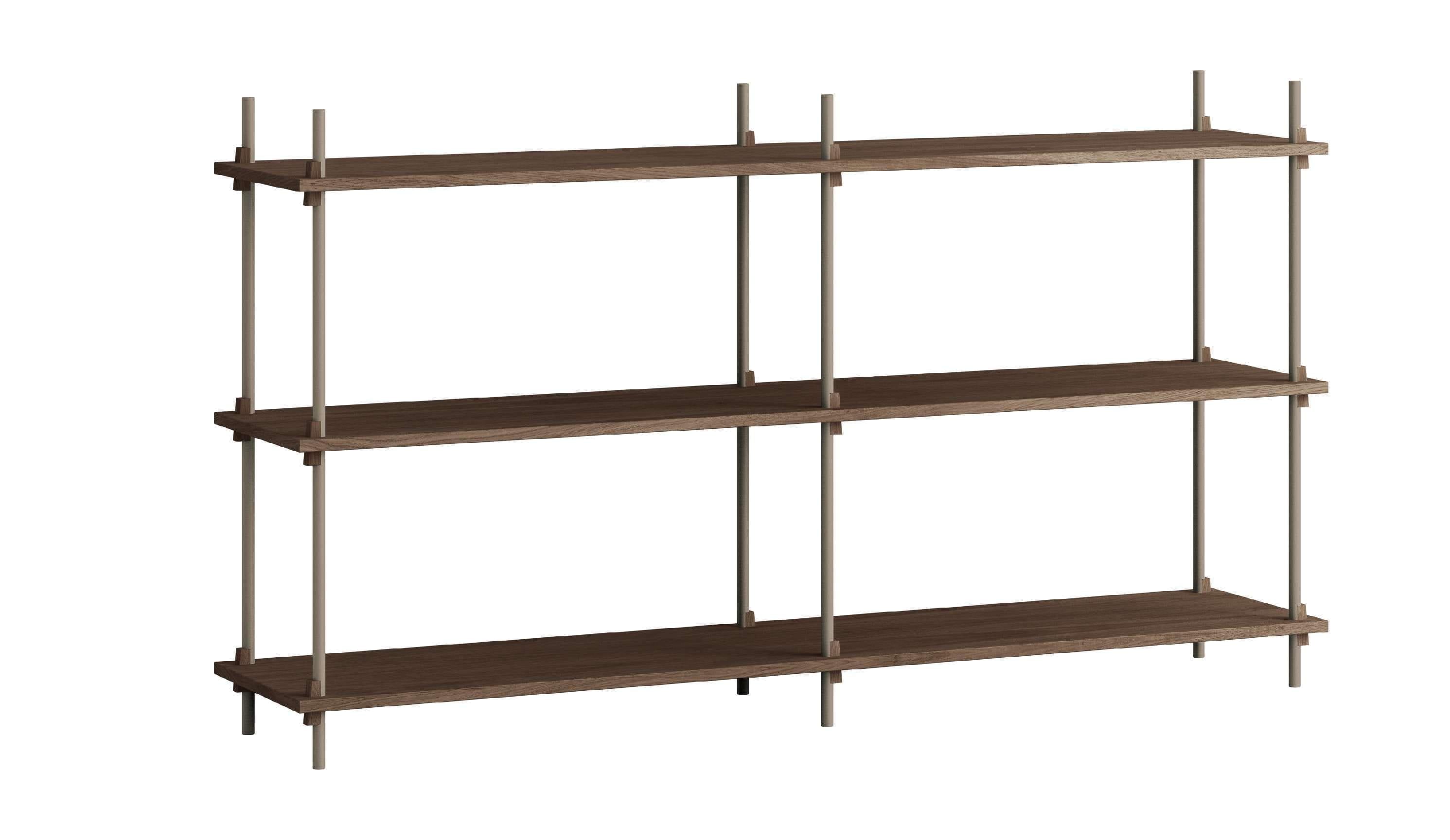 [product_category]-Moebe Shelving System S.85.2.B, Smoked Oak/Warm Grey-Moebe-5713520016646-S.85.2.B.SO.WG-MOE-1