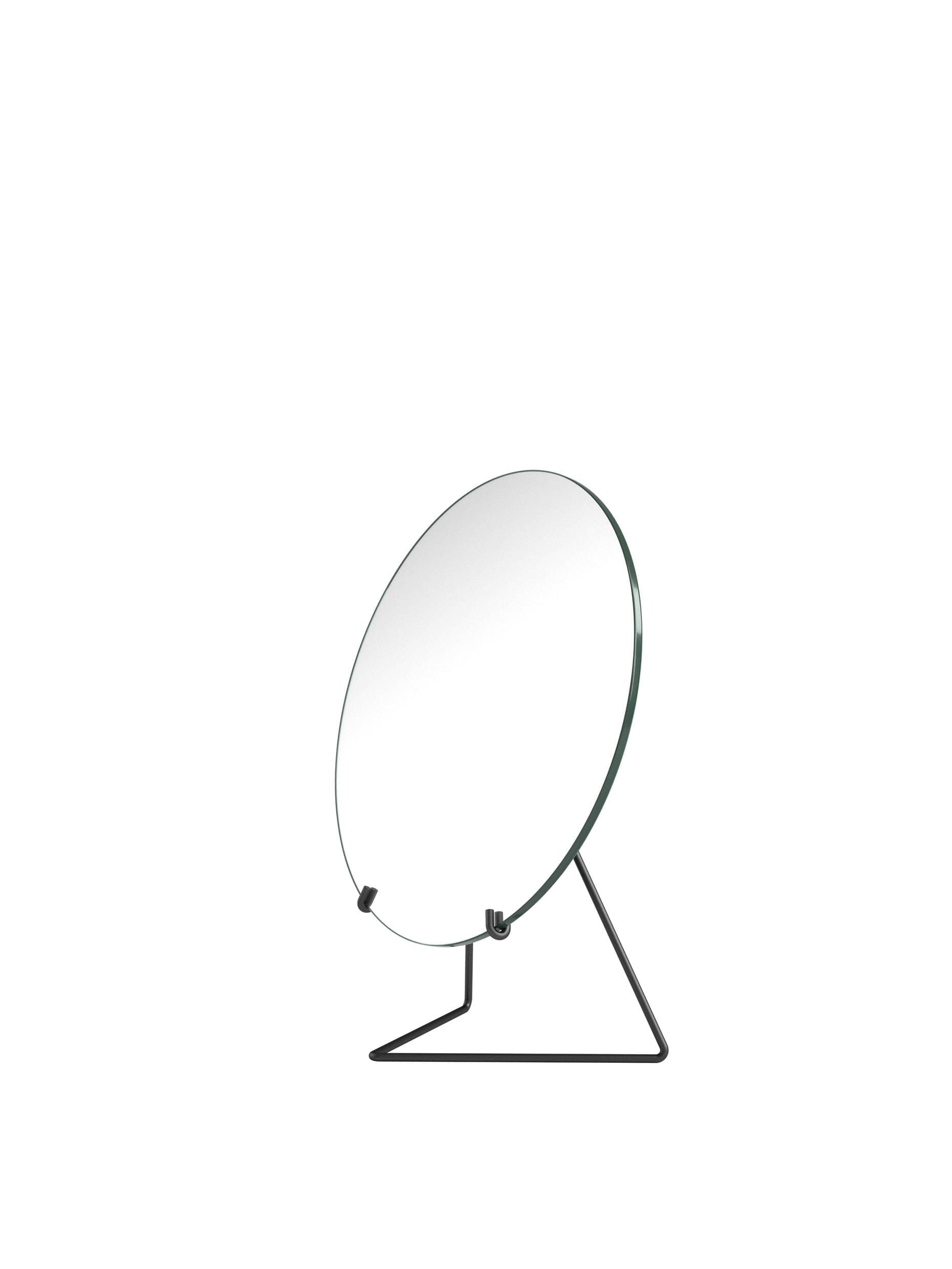 [product_category]-Moebe Standing Mirror ø20 Cm, Black-Moebe-5713520000225-MIBL20-MOE-2