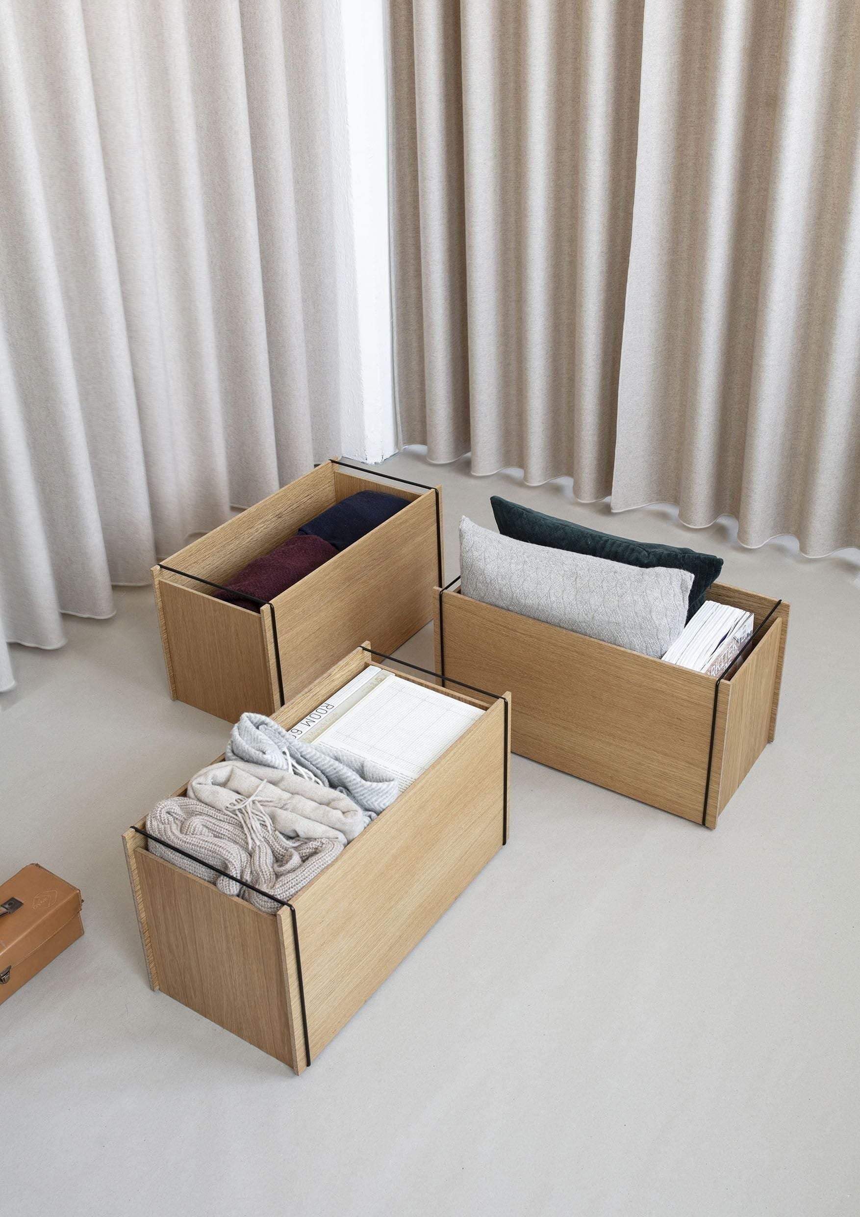 [product_category]-Moebe Storage Box, Oak/Black-Moebe-5713520004117-SBOBL-MOE-17