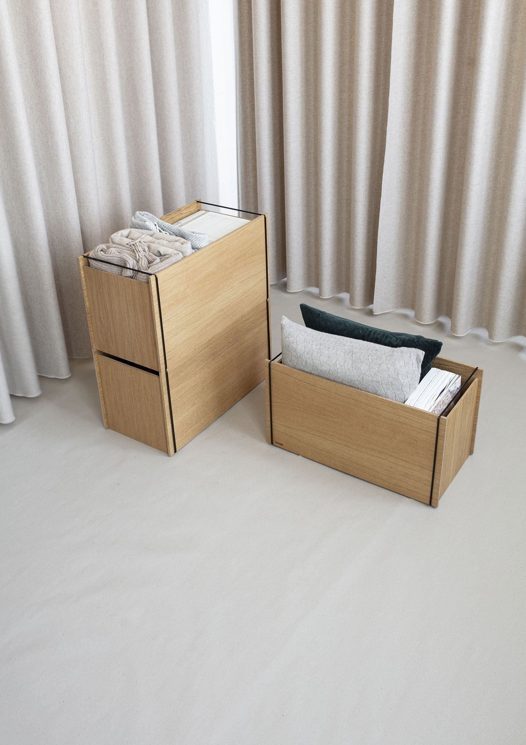 [product_category]-Moebe Storage Box, Oak/Black-Moebe-5713520004117-SBOBL-MOE-19