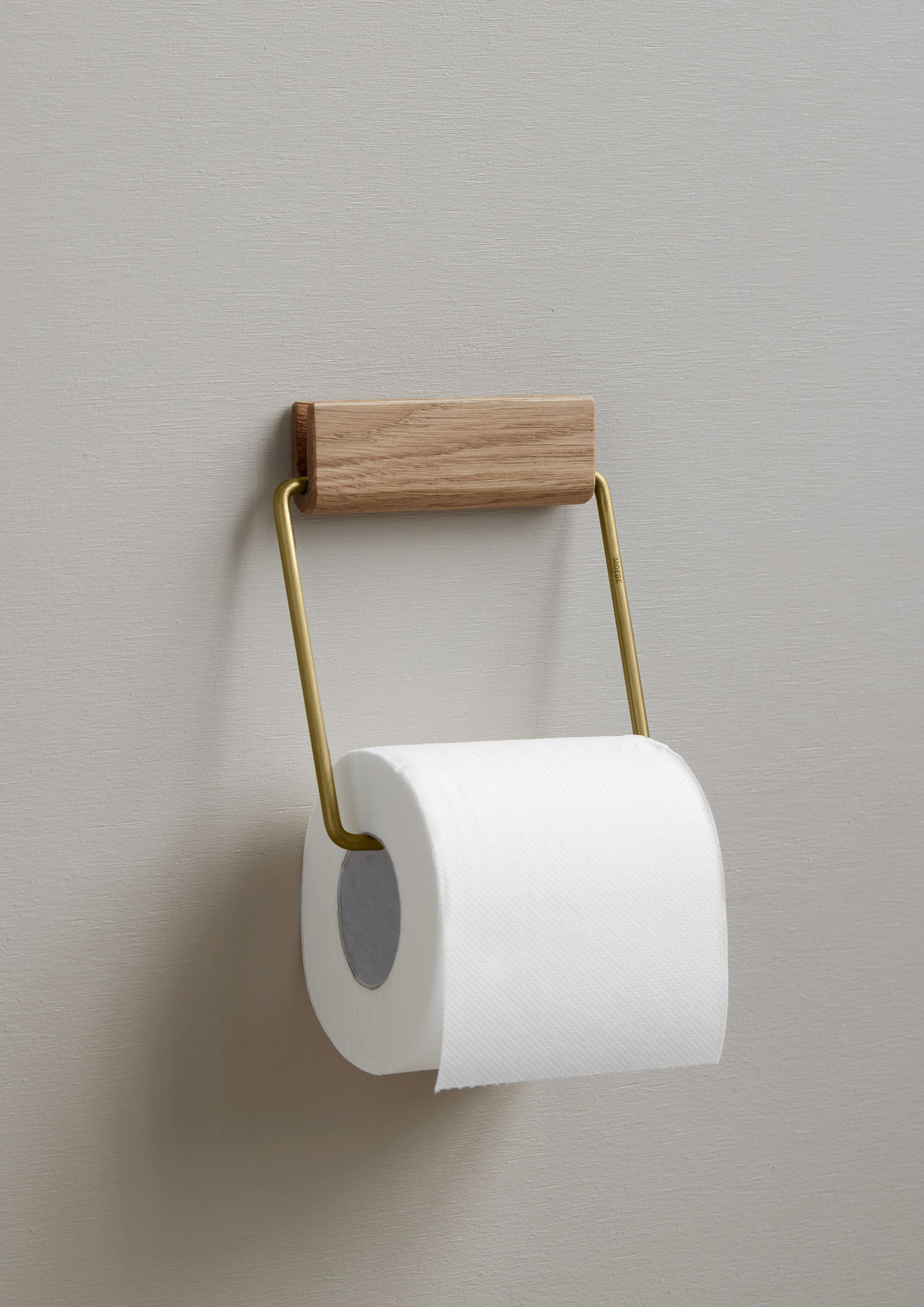 [product_category]-Moebe Toilet Paper Holder, Oak/Brass-Moebe-5713520017032-TRHOBR-MOE-3