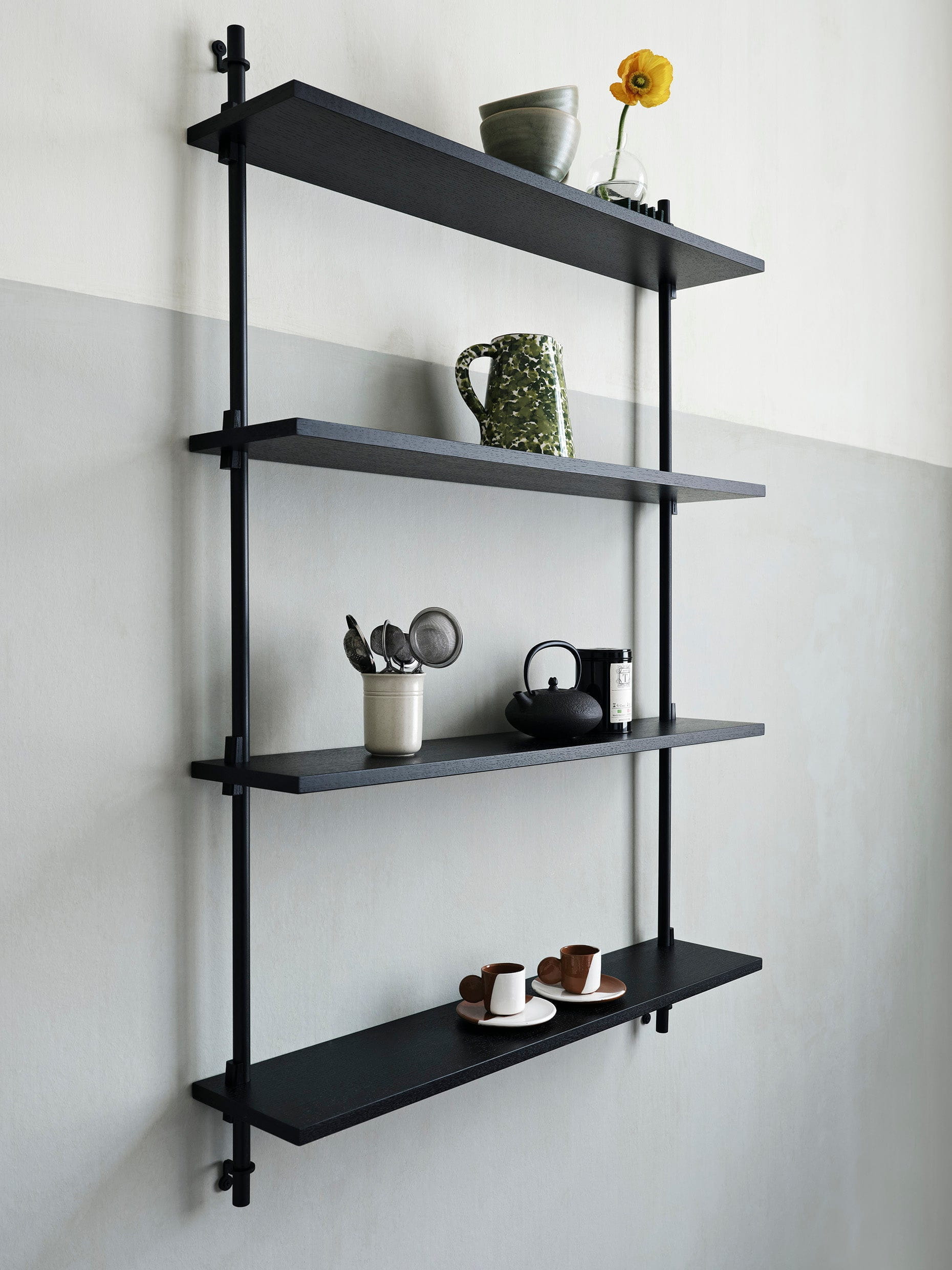 [product_category]-Moebe Wall Shelving Ws.115.1, Black/Black-Moebe-5713520006005-WS.115.1.BL.BL-MOE-2