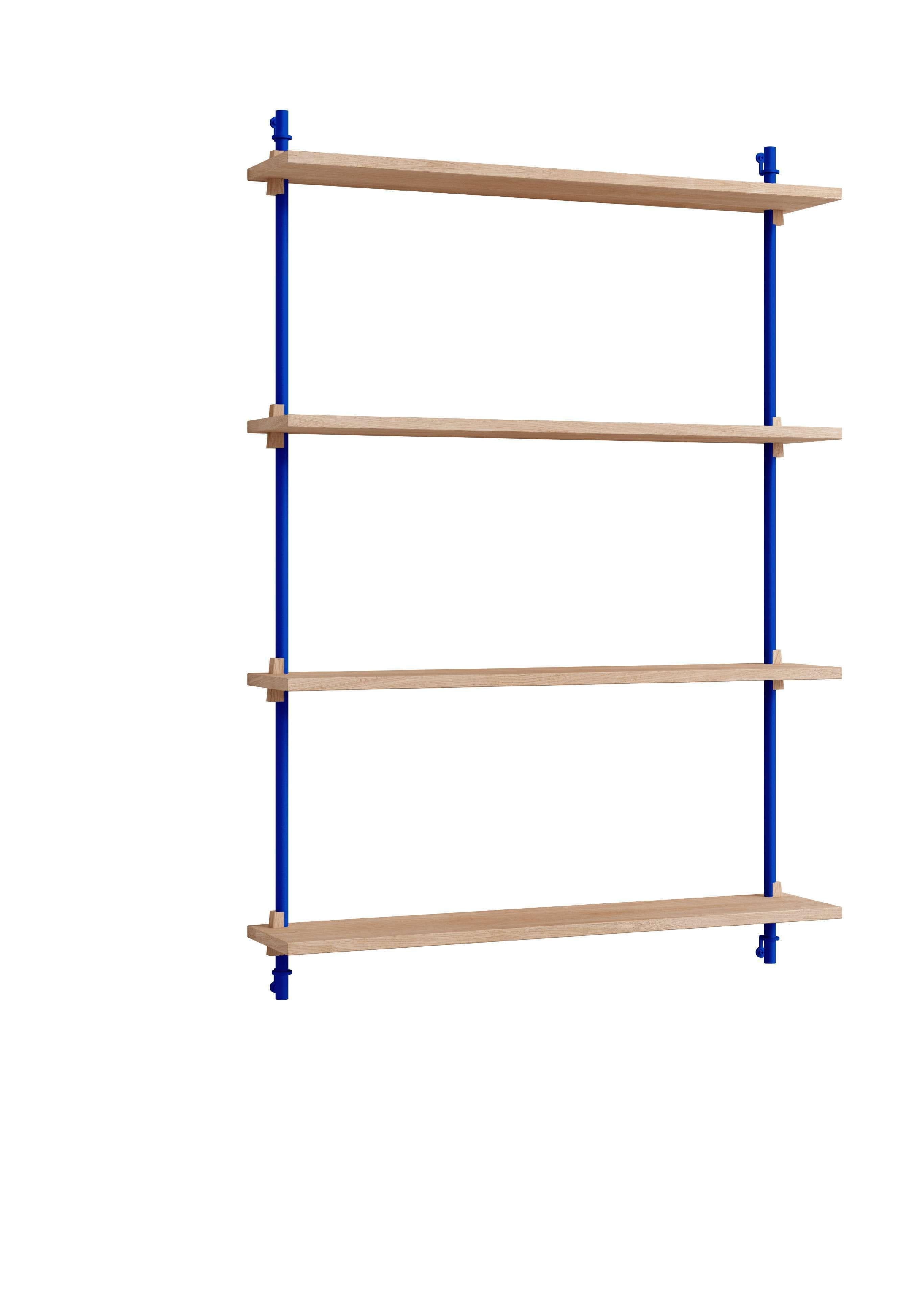 [product_category]-Moebe Wall Shelving Ws.115.1, Oak/Deep Blue-Moebe-5713520013942-WS.115.1.OA.DB-MOE-1