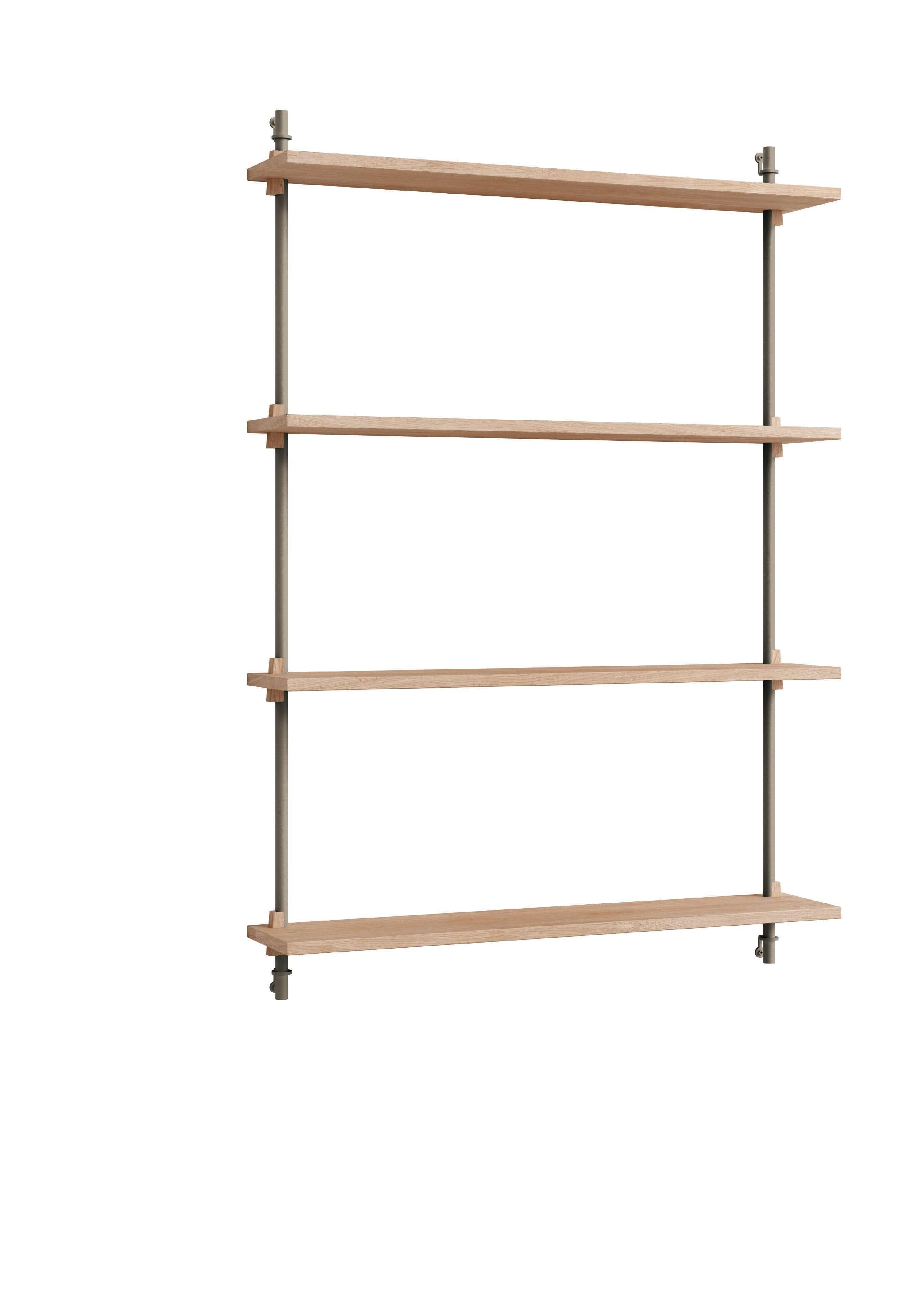 [product_category]-Moebe Wall Shelving Ws.115.1, Oak/Warm Grey-Moebe-5713520015502-WS.115.1.OA.WG-MOE-1