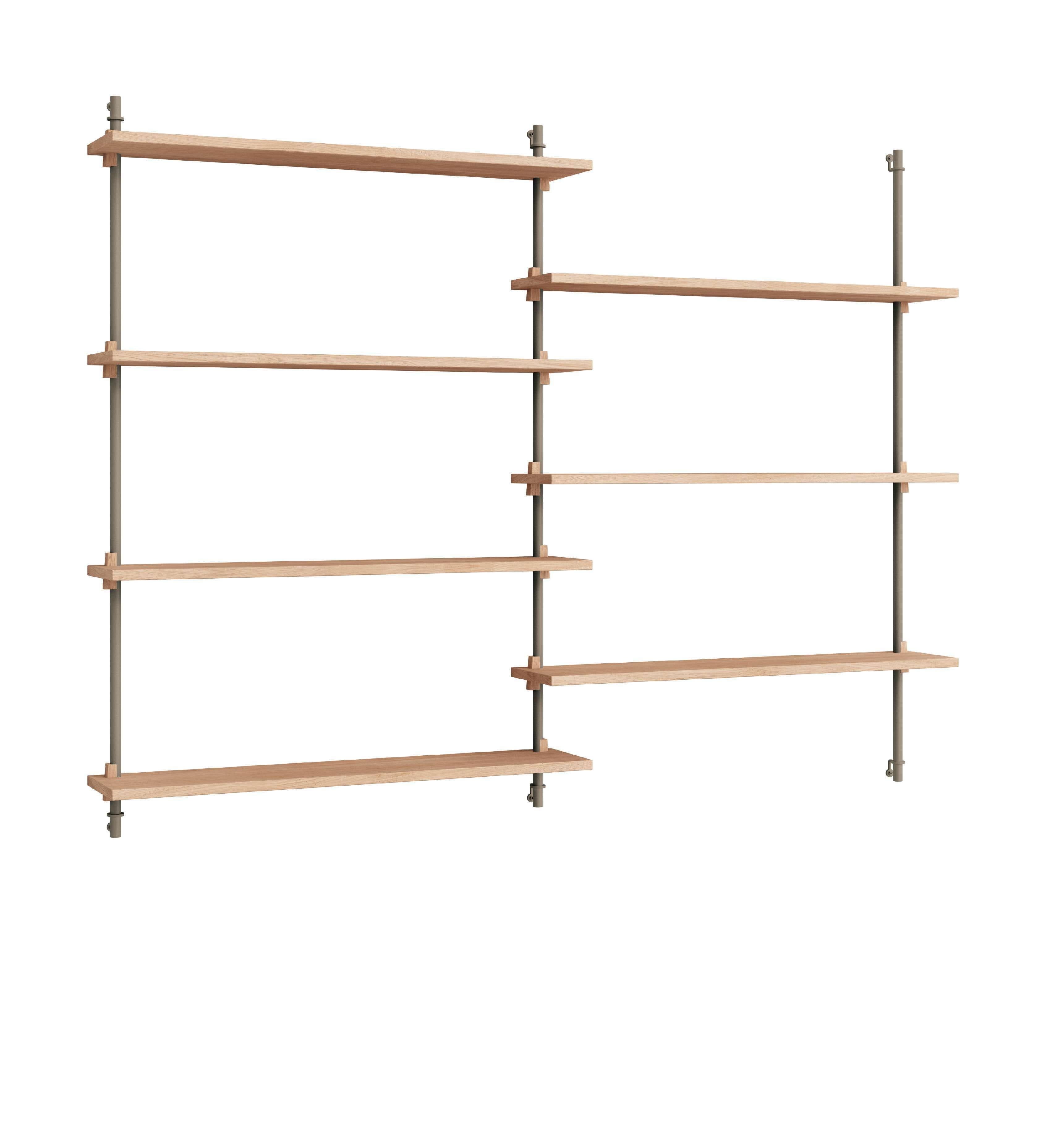 [product_category]-Moebe Wall Shelving Ws.115.2, Oak/Warm Grey-Moebe-5713520015519-WS.115.2.OA.WG-MOE-1