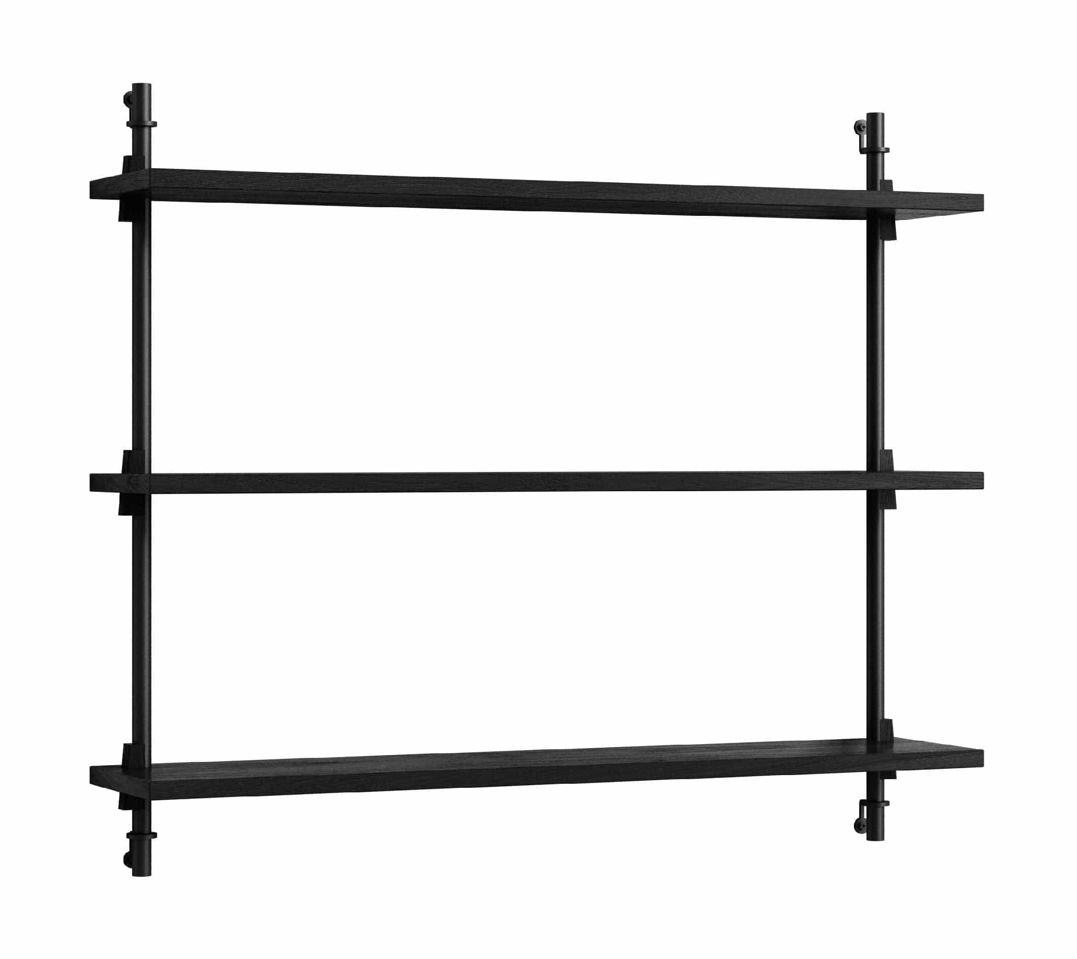 [product_category]-Moebe Wall Shelving Ws.65.1, Black/Black-Moebe-5713520005923-WS.65.1.BL.BL-MOE-1