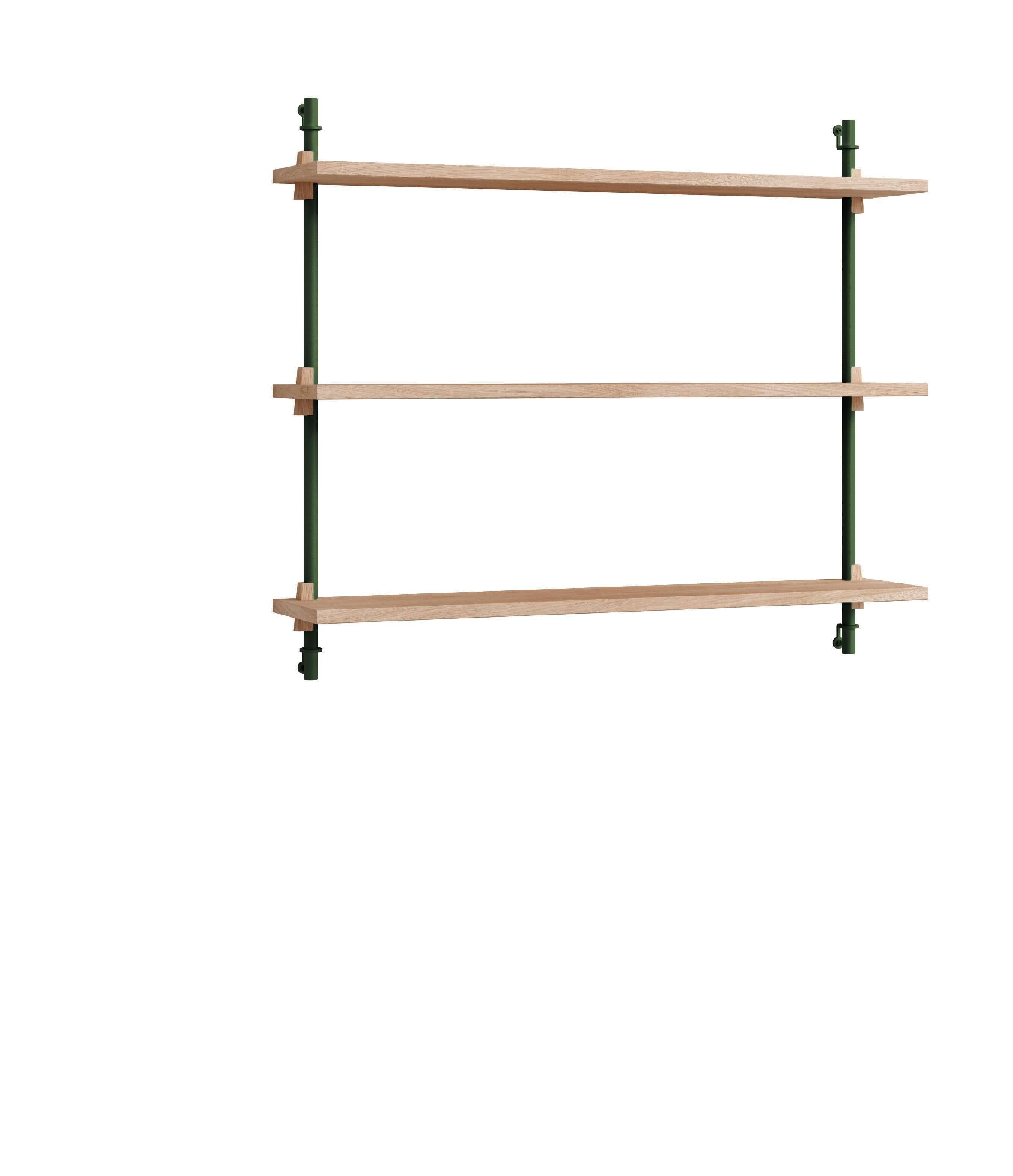 [product_category]-Moebe Wall Shelving Ws.65.1, Oak/Pine Green-Moebe-5713520012303-WS.65.1.OA.PG-MOE-1