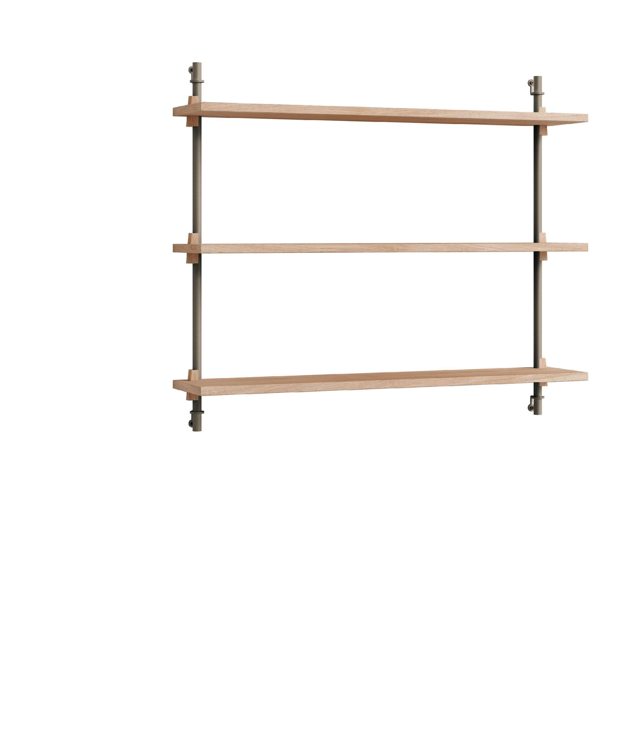 [product_category]-Moebe Wall Shelving Ws.65.1, Oak/Warm Grey-Moebe-5713520015427-WS.65.1.OA.WG-MOE-1