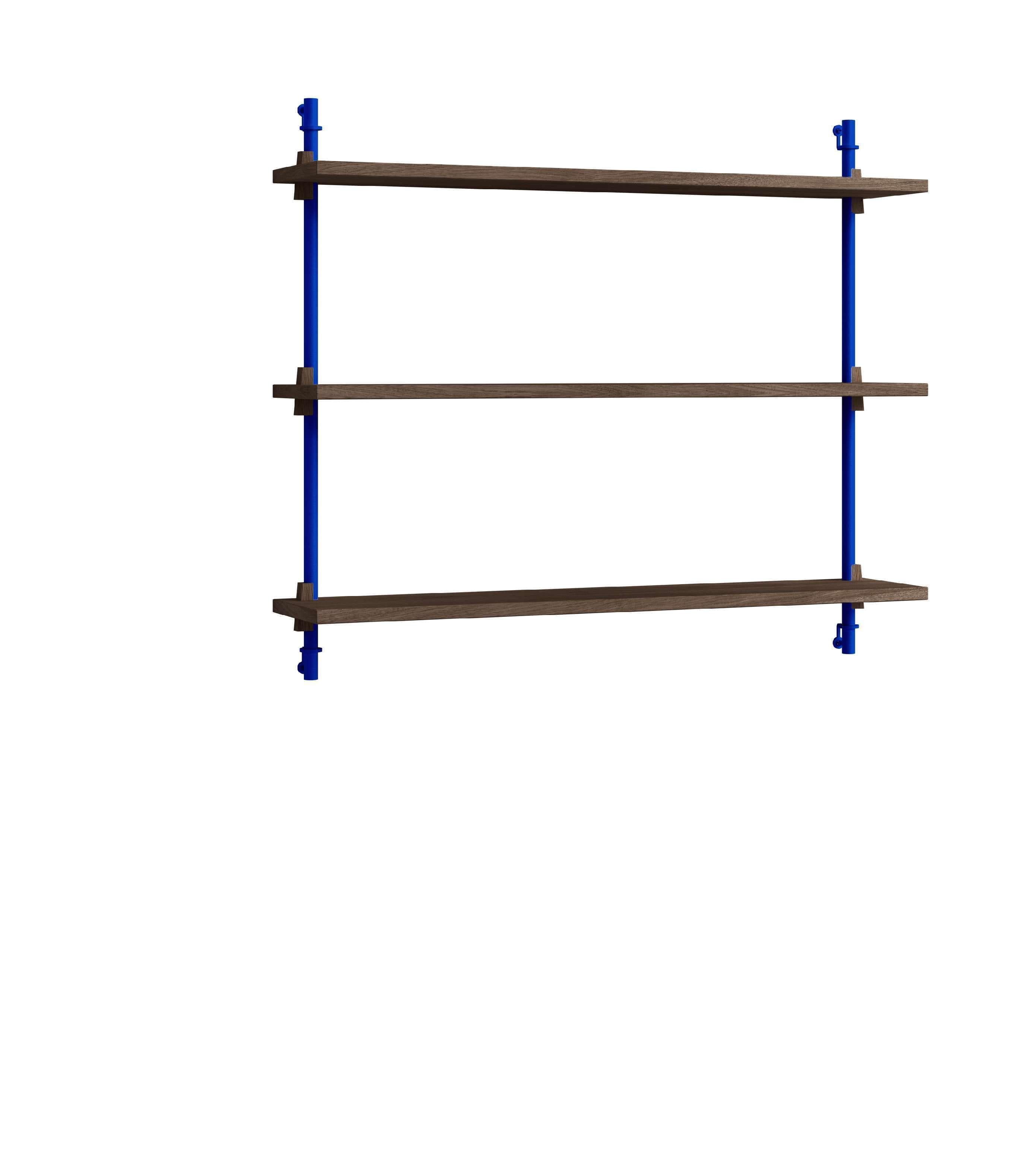[product_category]-Moebe Wall Shelving Ws.65.1, Smoked Oak/Deep Blue-Moebe-5713520014642-WS.65.1.SO.DB-MOE-1