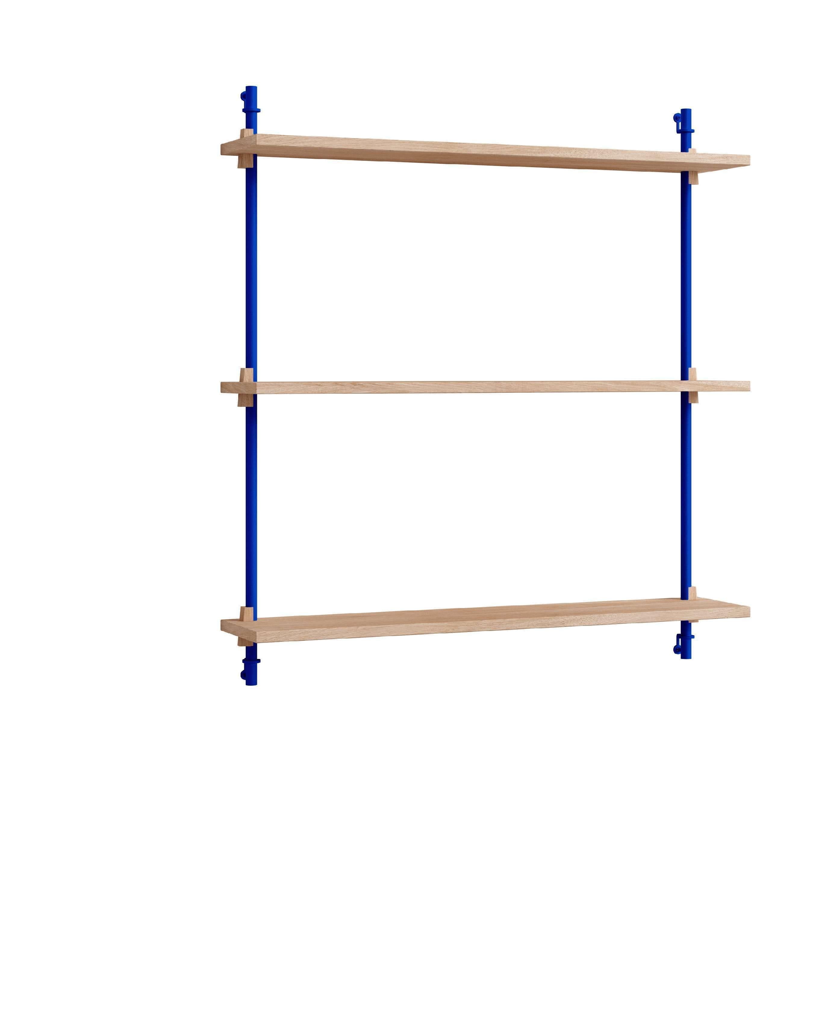 [product_category]-Moebe Wall Shelving Ws.85.1, Oak/Deep Blue-Moebe-5713520013904-WS.85.1.OA.DB-MOE-1