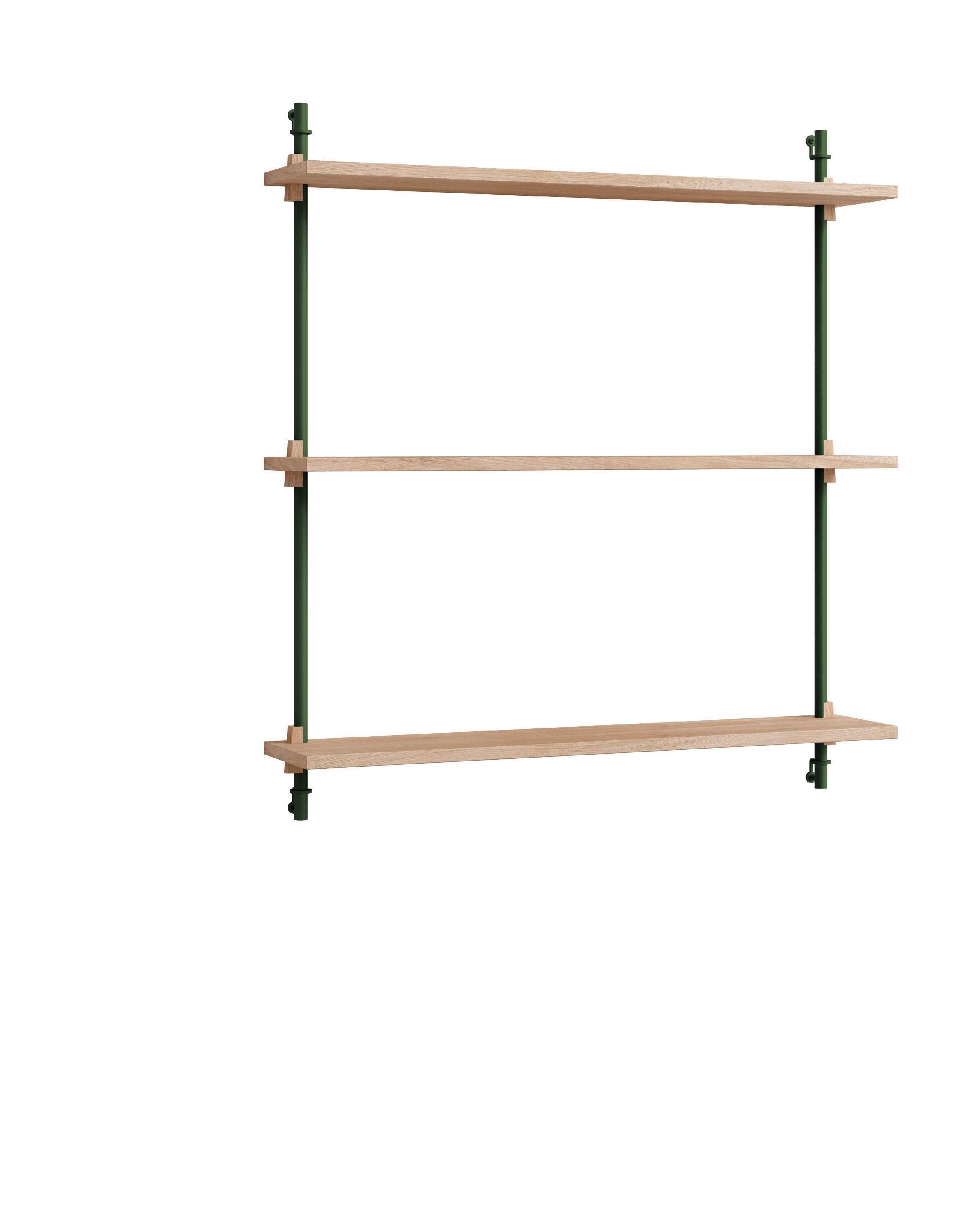 [product_category]-Moebe Wall Shelving Ws.85.1, Oak/Pine Green-Moebe-5713520012341-WS.85.1.OA.PG-MOE-1