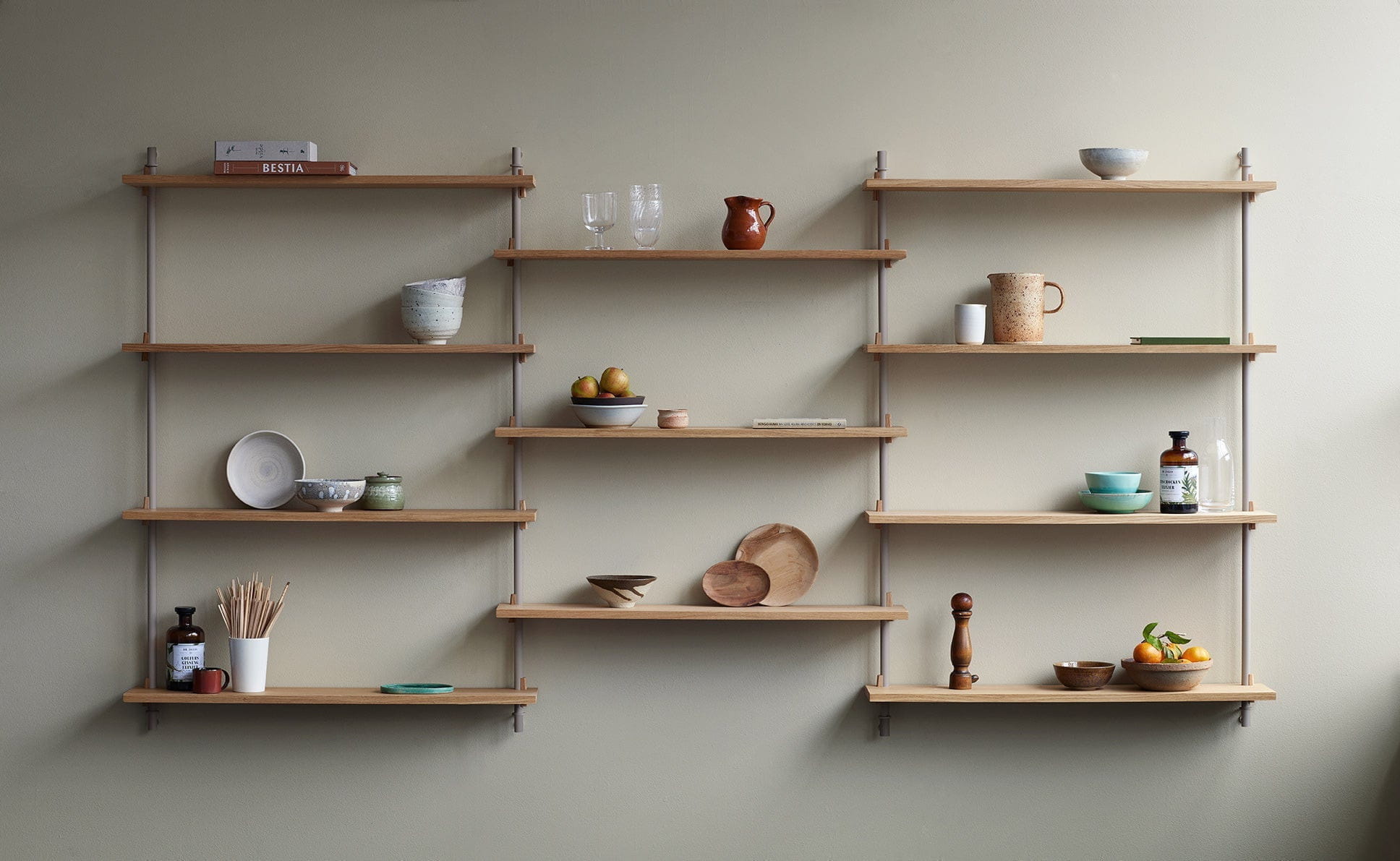[product_category]-Moebe Wall Shelving Ws.85.1, Oak/Warm Grey-Moebe-5713520015465-WS.85.1.OA.WG-MOE-8