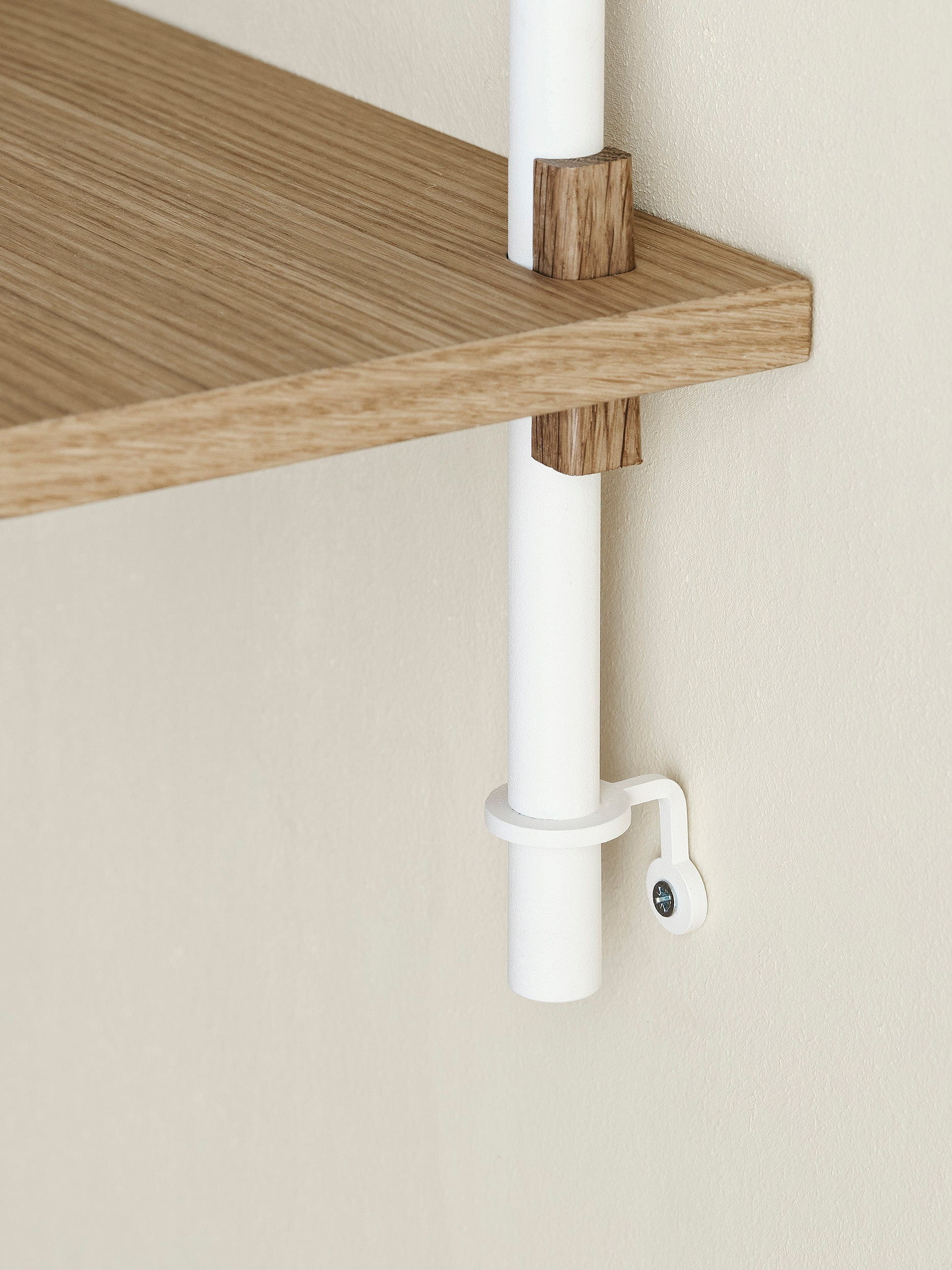 [product_category]-Moebe Wall Shelving Ws.85.1, Oak/White-Moebe-5713520007521-WS.85.1.OA.WH-MOE-11