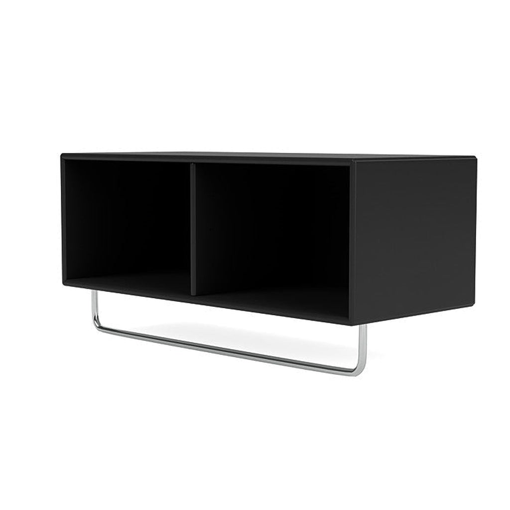 [product_category]-Montana Coat Shelf With Clothes Rack, Black-Montana Furniture-5714322011051-0000COAT-05-04-MON-1