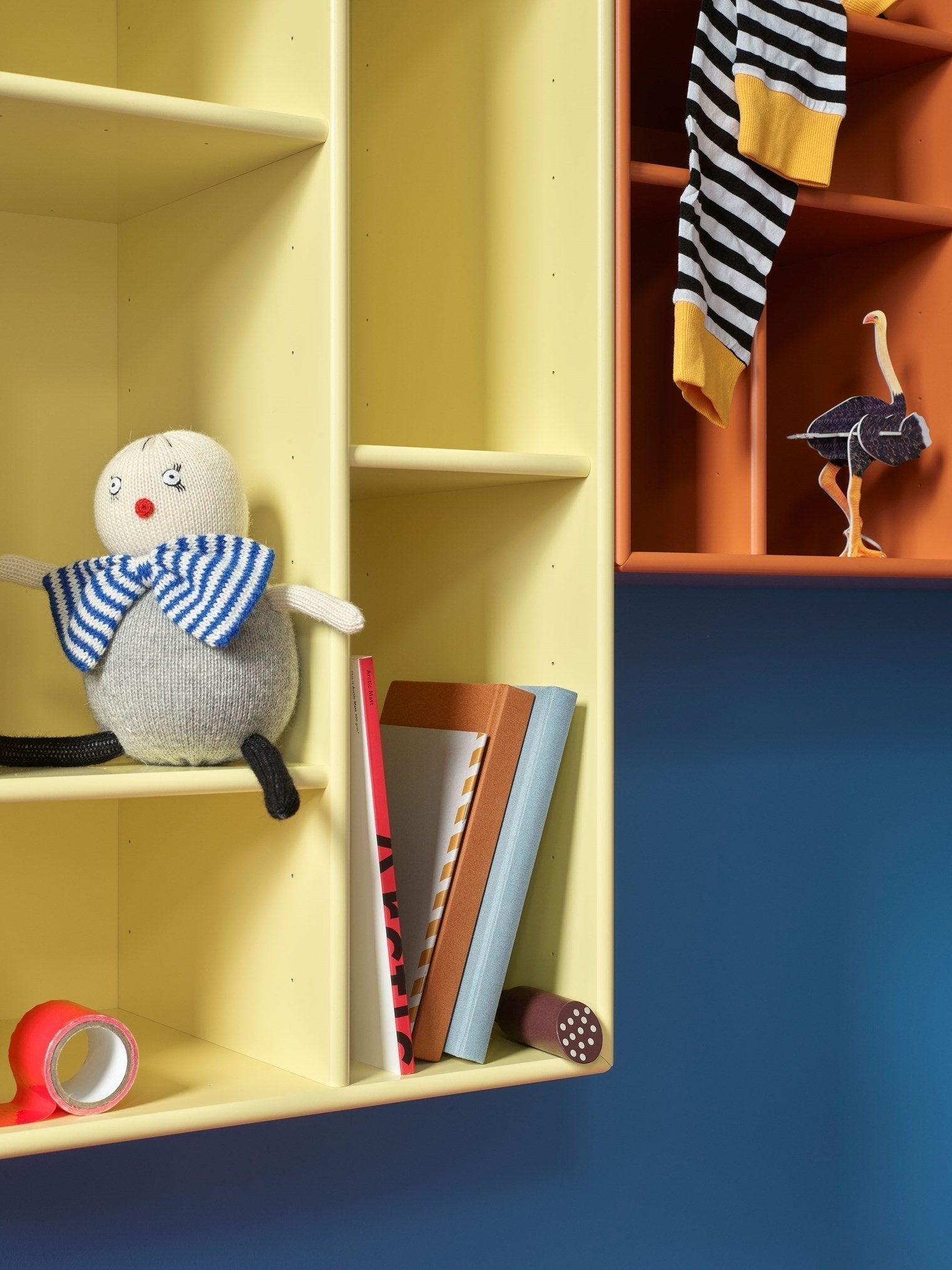 [product_category]-Montana Compile Decorative Shelf With 7 Cm Plinth, Chamomile Yellow-Montana Furniture-5714322598484-0COMPILE-159-07-MON-5