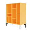 Montana Compile Decorative Shelf With Legs, Acacia/Black