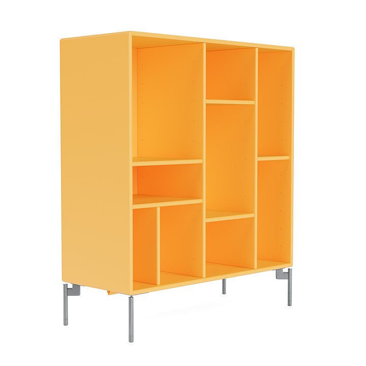 [product_category]-Montana Compile Decorative Shelf With Legs, Acacia/Matt Chrome-Montana Furniture-5715288344528-0COMPILE-166-01-MON-3