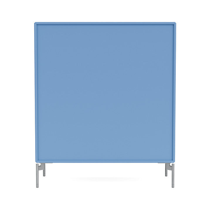 [product_category]-Montana Compile Decorative Shelf With Legs, Azure Blue/Matt Chrome-Montana Furniture-5714322598040-0COMPILE-154-01-MON-4
