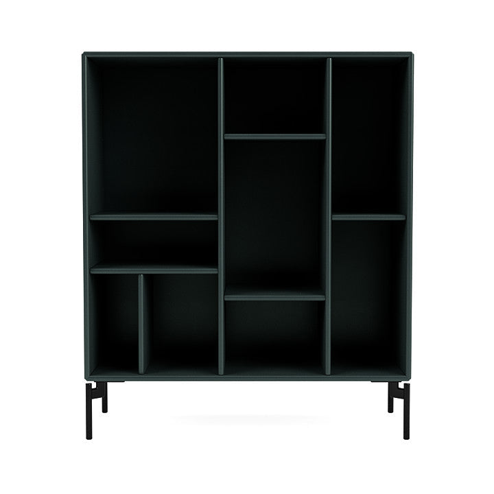 [product_category]-Montana Compile Decorative Shelf With Legs, Black Jade/Black-Montana Furniture-5714322598750-0COMPILE-163-03-MON-2