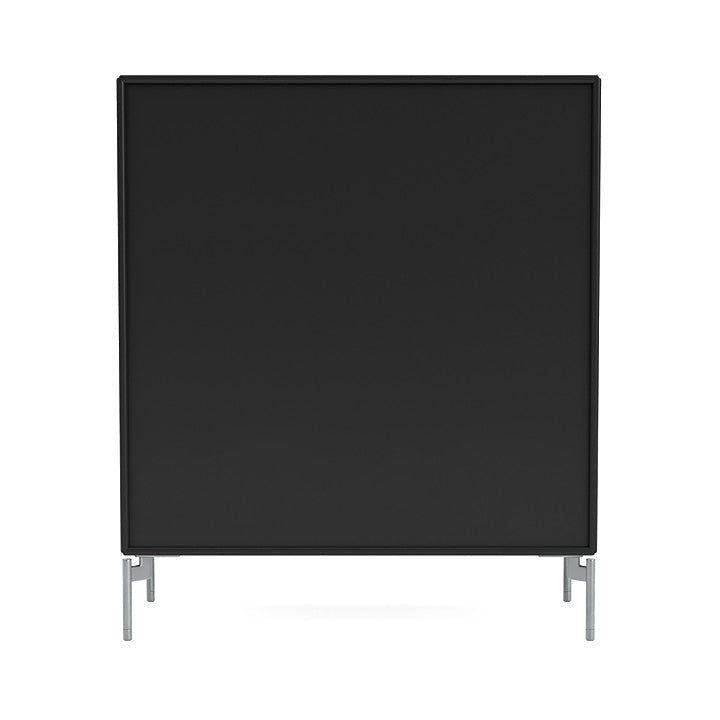 [product_category]-Montana Compile Decorative Shelf With Legs, Black/Matt Chrome-Montana Furniture-5714322596725-0COMPILE-05-01-MON-4