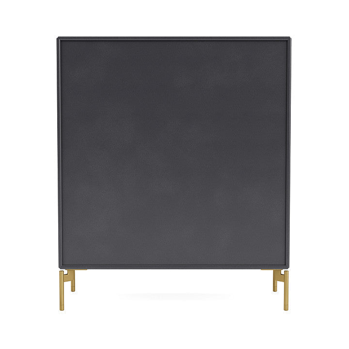 [product_category]-Montana Compile Decorative Shelf With Legs, Carbon Black/Brass-Montana Furniture-5714322599122-0COMPILE-36-09-MON-4
