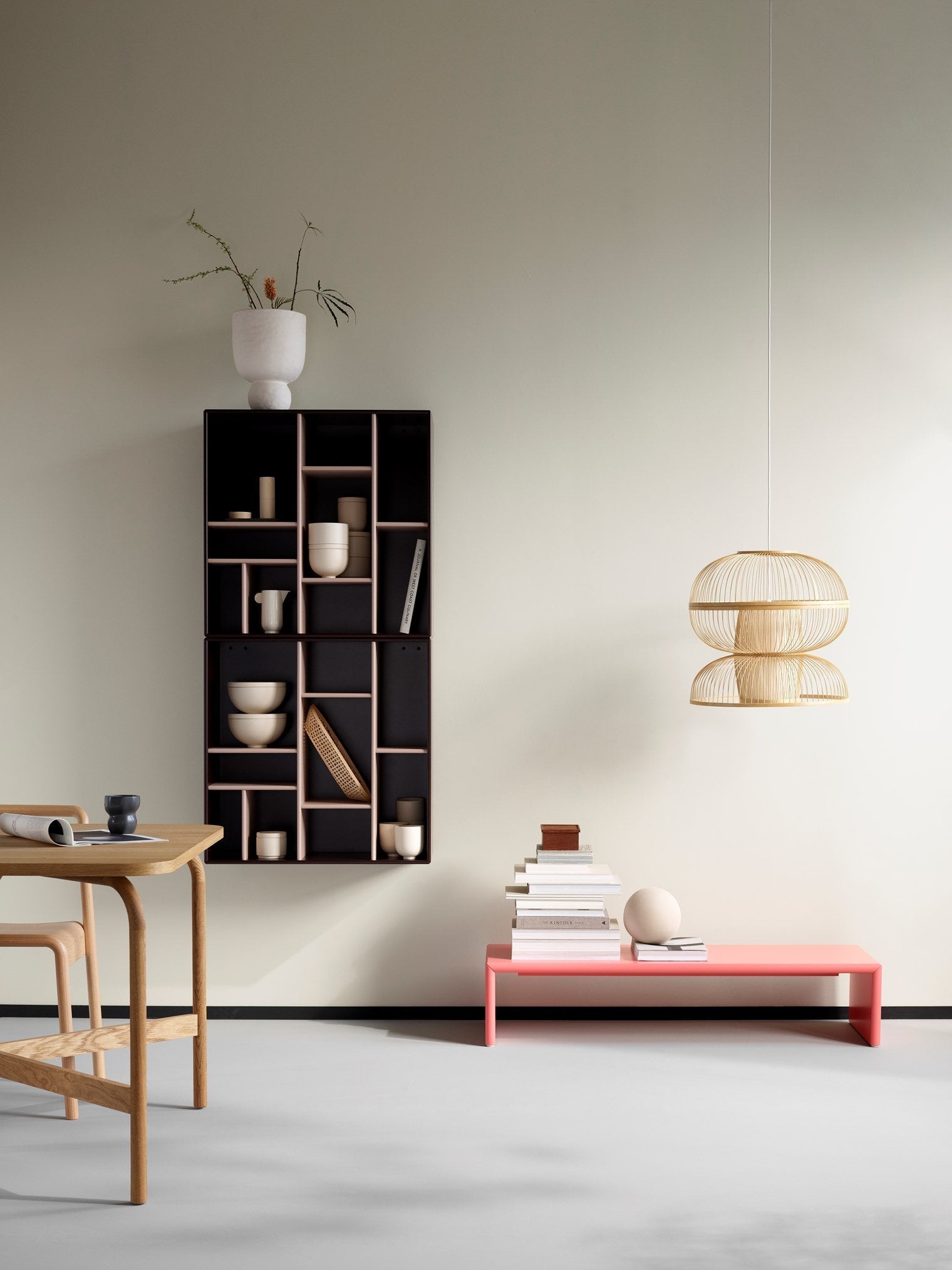 [product_category]-Montana Compile Decorative Shelf With Legs, Clay/Brass-Montana Furniture-5715288344801-0COMPILE-168-09-MON-8