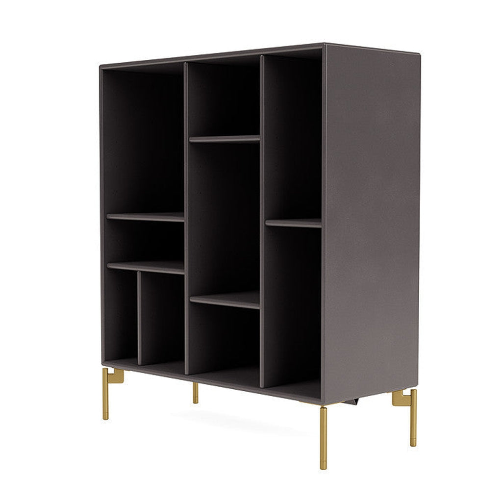 [product_category]-Montana Compile Decorative Shelf With Legs, Coffee/Brass-Montana Furniture-5714322599047-0COMPILE-35-09-MON-1