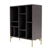 Montana Compile Decorative Shelf With Legs Coffee/Brass