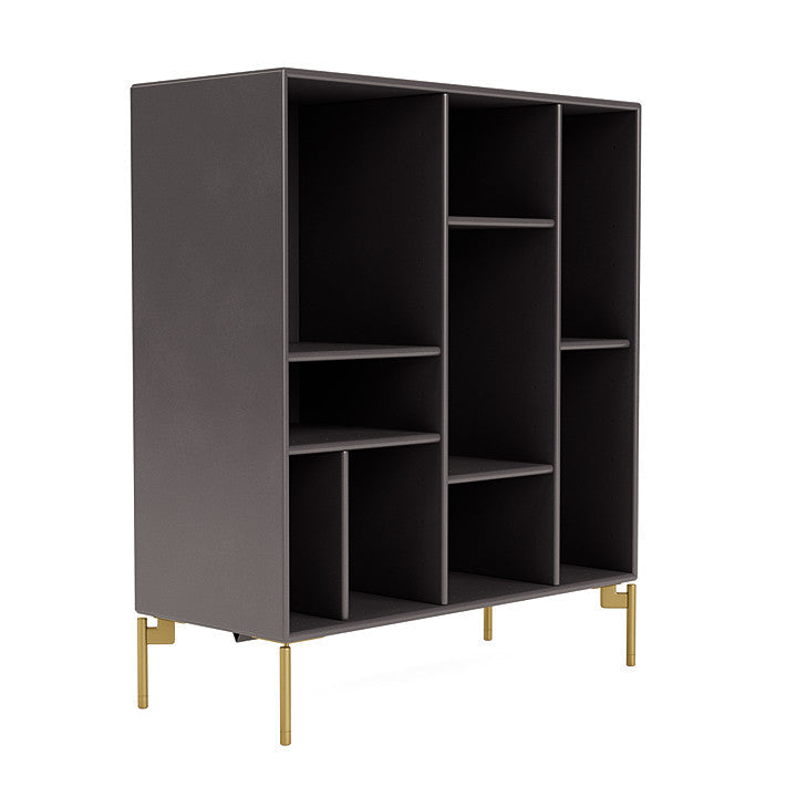 [product_category]-Montana Compile Decorative Shelf With Legs, Coffee/Brass-Montana Furniture-5714322599047-0COMPILE-35-09-MON-3