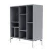 Montana Compile Decorative Shelf With Legs Graphic/Matt Chrome