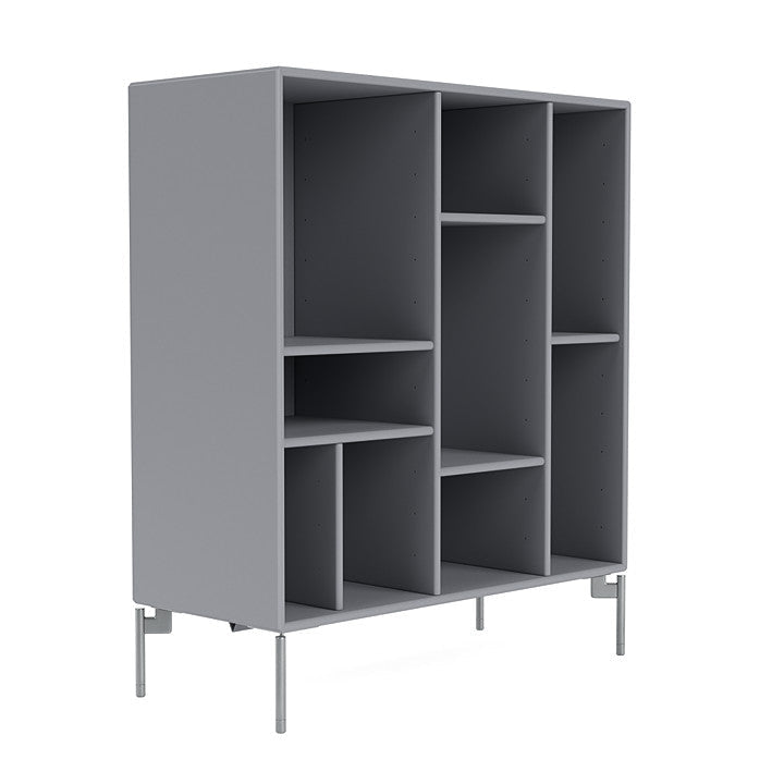 [product_category]-Montana Compile Decorative Shelf With Legs, Graphic/Matt Chrome-Montana Furniture-5714322596794-0COMPILE-100-01-MON-3