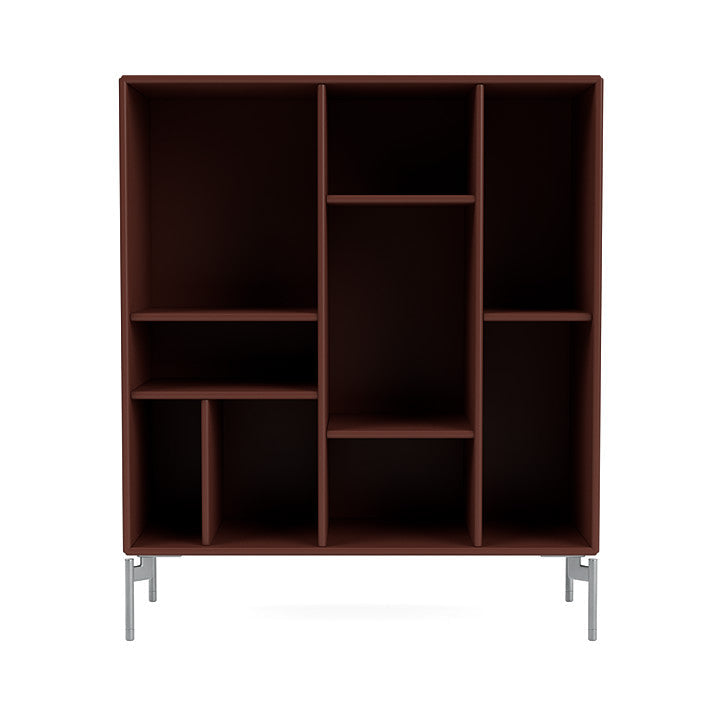 [product_category]-Montana Compile Decorative Shelf With Legs, Masala/Matt Chrome-Montana Furniture-5714322598118-0COMPILE-155-01-MON-2