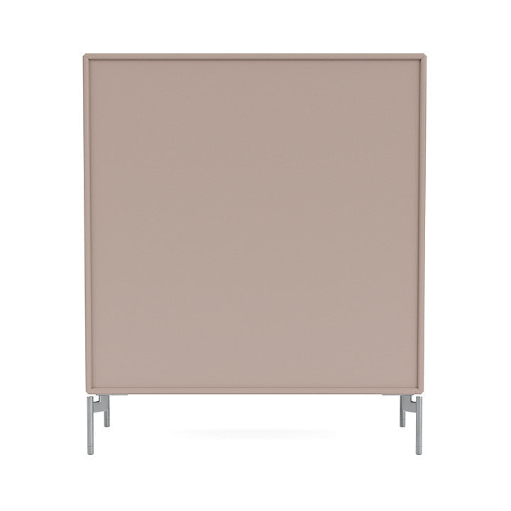 [product_category]-Montana Compile Decorative Shelf With Legs, Mushroom Brown/Matt Chrome-Montana Furniture-5714322203432-0COMPILE-137-01-MON-4