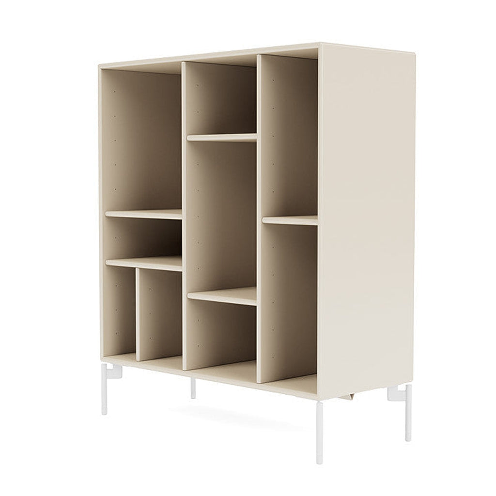 [product_category]-Montana Compile Decorative Shelf With Legs, Oat/Snow White-Montana Furniture-5714322598354-0COMPILE-158-02-MON-1
