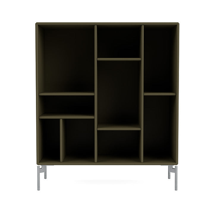 [product_category]-Montana Compile Decorative Shelf With Legs, Oregano/Matt Chrome-Montana Furniture-5714322597036-0COMPILE-139-01-MON-2