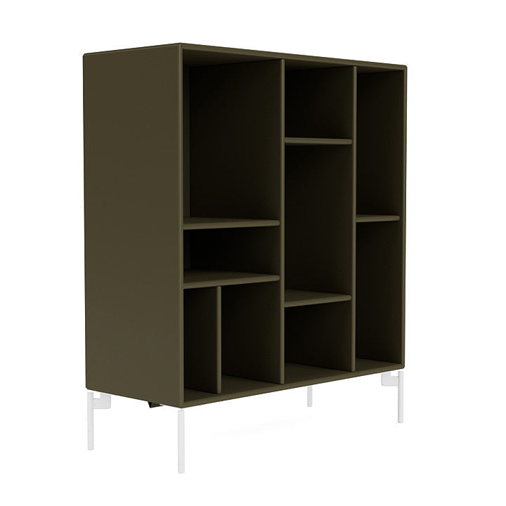 [product_category]-Montana Compile Decorative Shelf With Legs, Oregano/Snow White-Montana Furniture-5714322597043-0COMPILE-139-02-MON-3