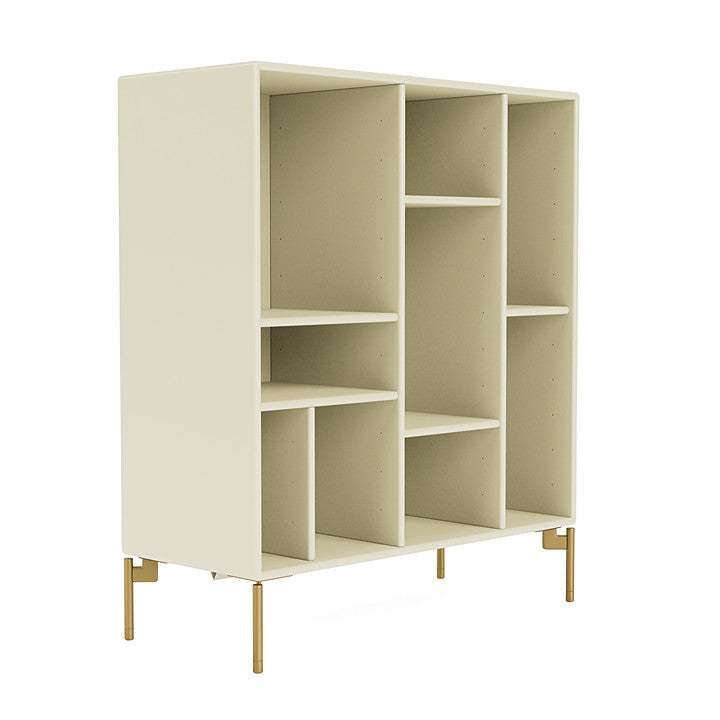 [product_category]-Montana Compile Decorative Shelf With Legs, Vanilla/Brass-Montana Furniture-5714322203562-0COMPILE-150-09-MON-3