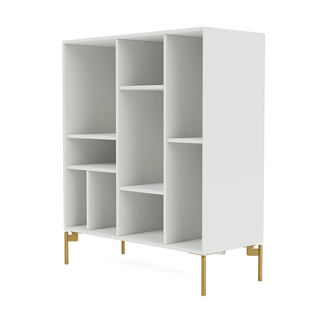 [product_category]-Montana Compile Decorative Shelf With Legs, White/Brass-Montana Furniture-5714322596640-0COMPILE-01-09-MON-1