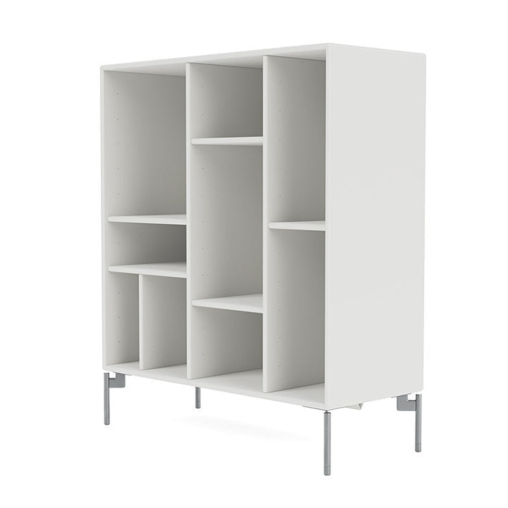 [product_category]-Montana Compile Decorative Shelf With Legs, White/Matt Chrome-Montana Furniture-5714322596596-0COMPILE-01-01-MON-1