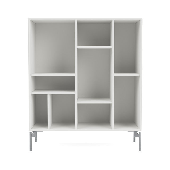 [product_category]-Montana Compile Decorative Shelf With Legs, White/Matt Chrome-Montana Furniture-5714322596596-0COMPILE-01-01-MON-2
