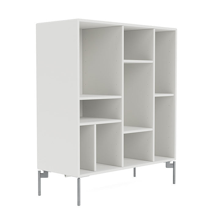 [product_category]-Montana Compile Decorative Shelf With Legs, White/Matt Chrome-Montana Furniture-5714322596596-0COMPILE-01-01-MON-3
