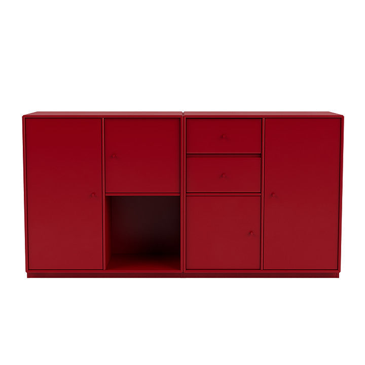 [product_category]-Montana Couple Sideboard With 3 Cm Plinth, Beetroot Red-Montana Furniture-5714322615396-00COUPLE-165-06-MON-2