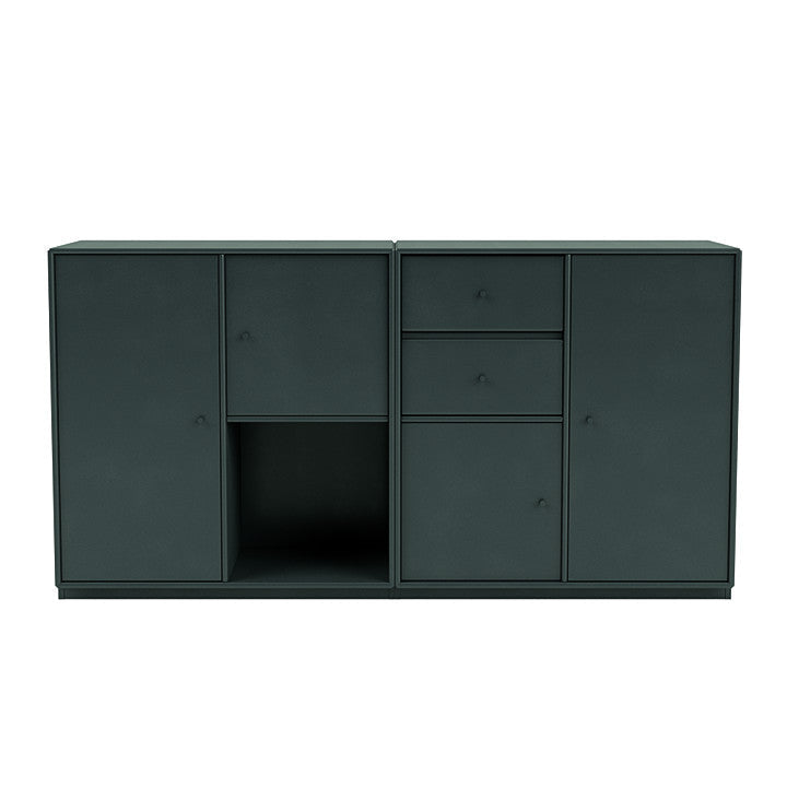[product_category]-Montana Couple Sideboard With 3 Cm Plinth, Black Jade-Montana Furniture-5714322615242-00COUPLE-163-06-MON-2