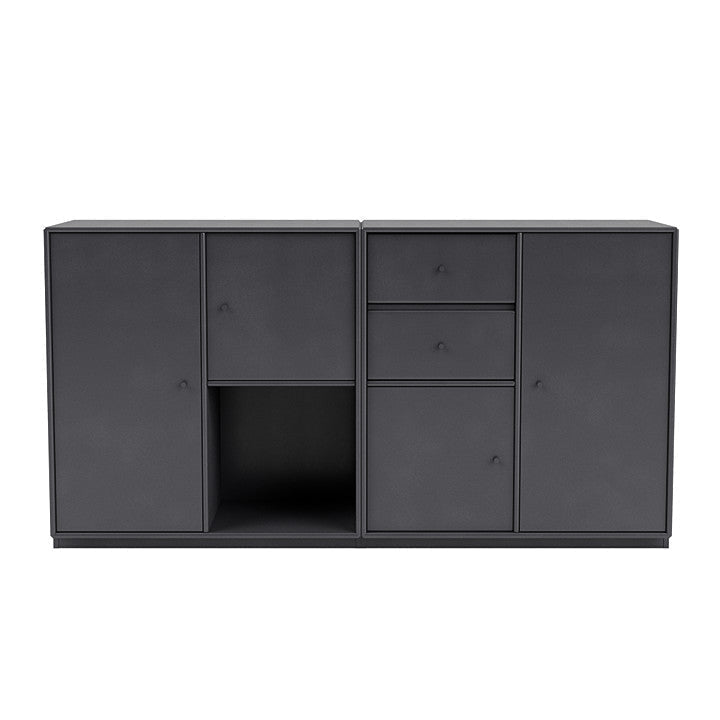 [product_category]-Montana Couple Sideboard With 3 Cm Plinth, Carbon Black-Montana Furniture-5714322615549-00COUPLE-36-06-MON-2