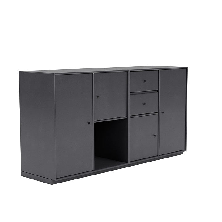[product_category]-Montana Couple Sideboard With 3 Cm Plinth, Carbon Black-Montana Furniture-5714322615549-00COUPLE-36-06-MON-3