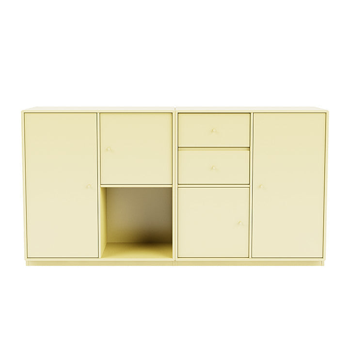 [product_category]-Montana Couple Sideboard With 3 Cm Plinth, Chamomile Yellow-Montana Furniture-5714322614924-00COUPLE-159-06-MON-2