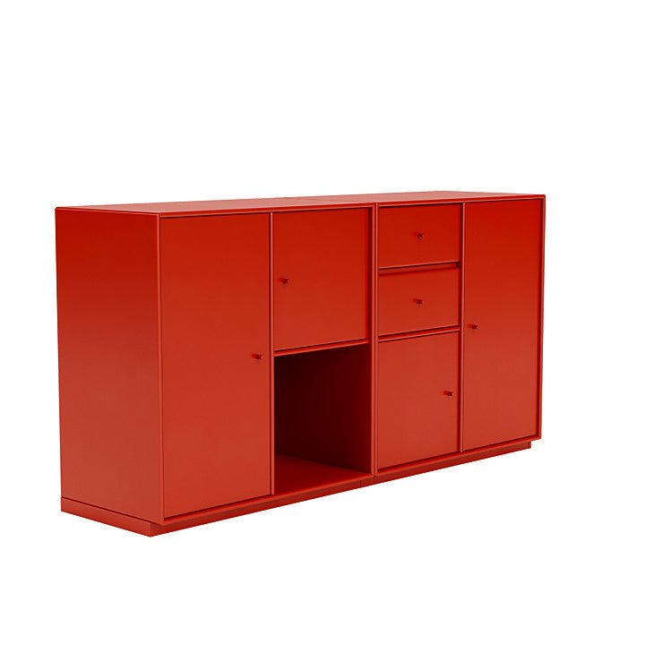 [product_category]-Montana Couple Sideboard With 3 Cm Plinth, Rosehip Red-Montana Furniture-5714322613965-00COUPLE-145-06-MON-3