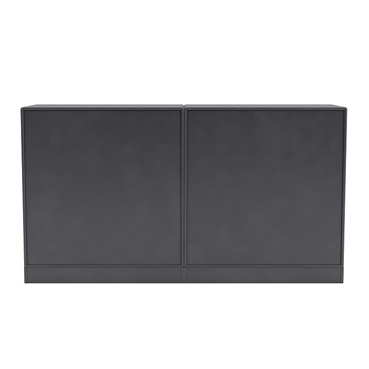 [product_category]-Montana Couple Sideboard With 7 Cm Plinth, Carbon Black-Montana Furniture-5714322615556-00COUPLE-36-07-MON-4